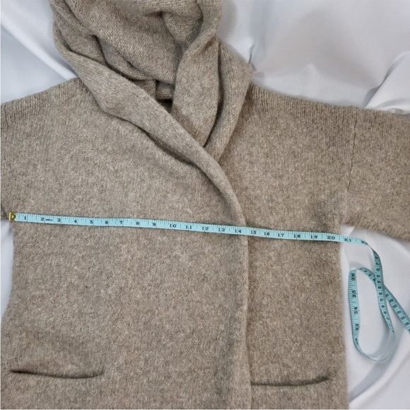 Peruvian Connection Hooded Kimono Sweater Medium/large Open Front - Picture 10 of 12